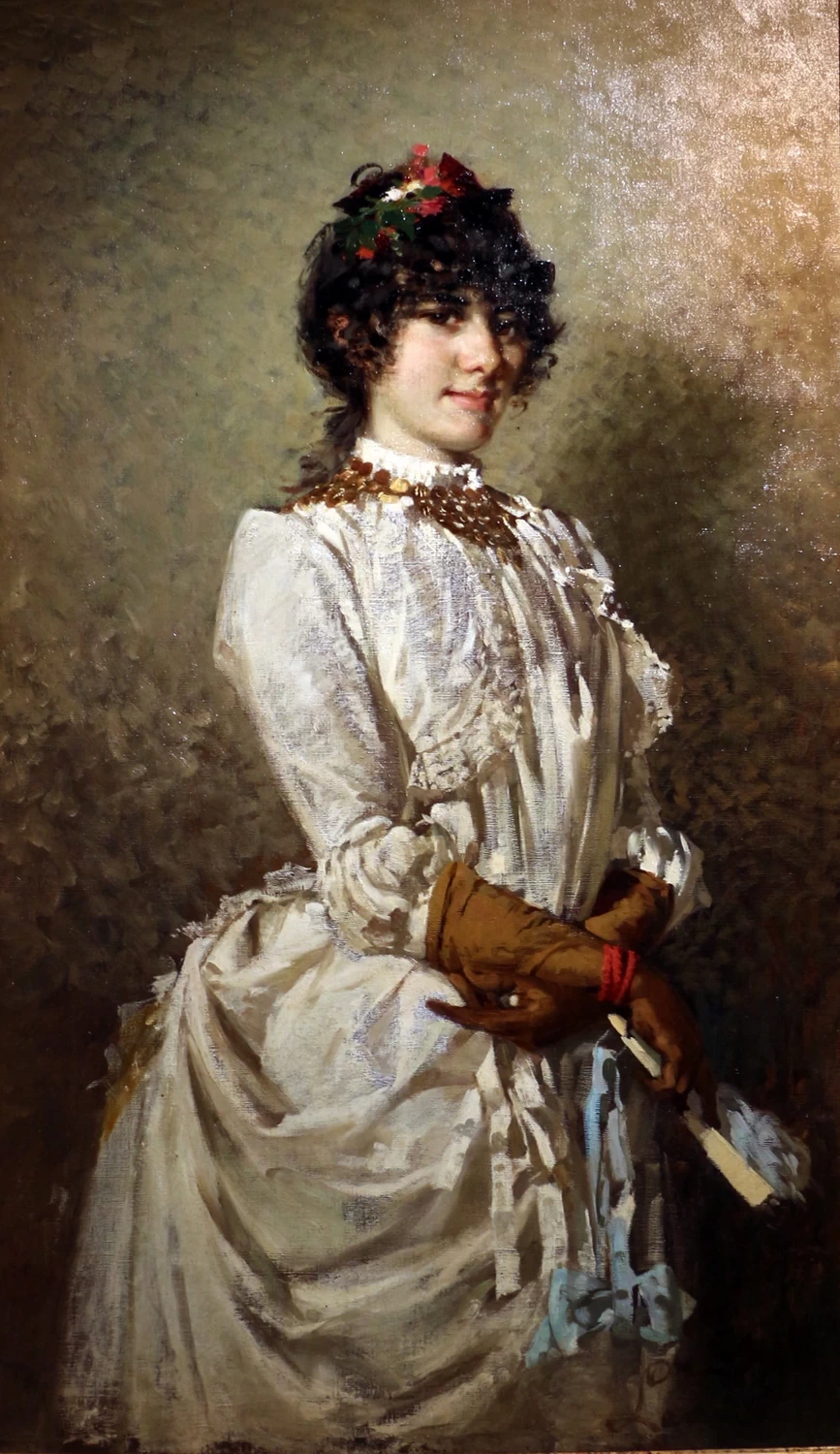 Giovane donna in piedi - Museo del settecento veneziano, Venezia